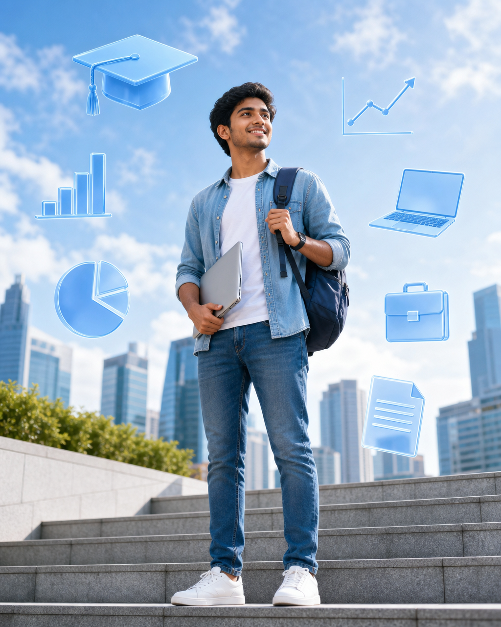 Educamp X student preparing for a career in ERP and analytics